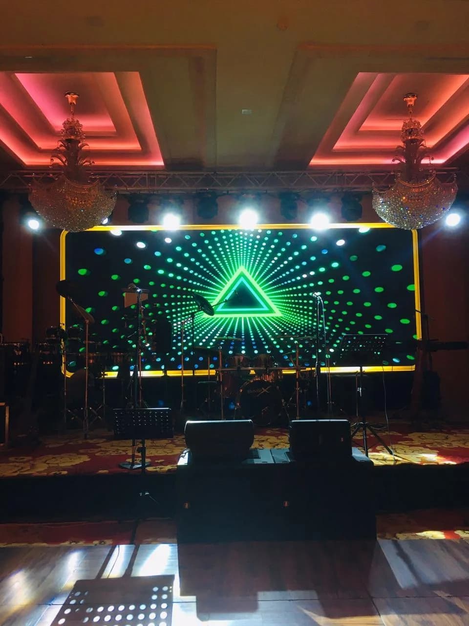 70ft LED wall at Kandy outdoor concert