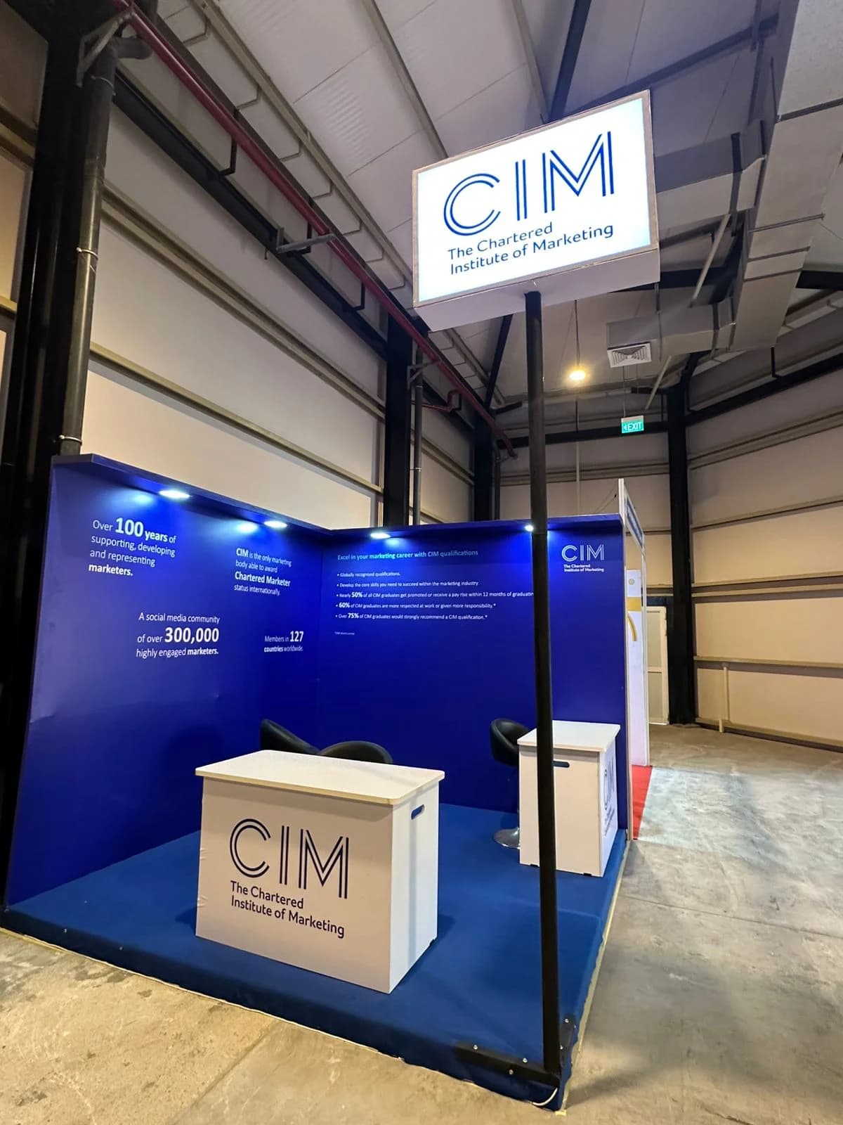 Modular shell-scheme exhibition stall Sri Lanka