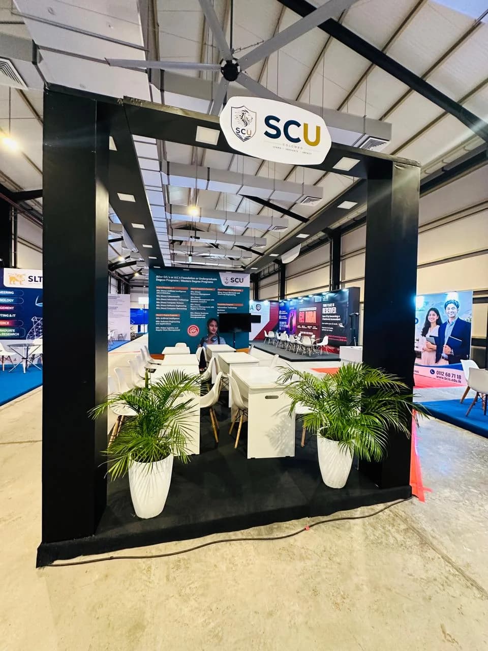 SCU Colombo education fair stall