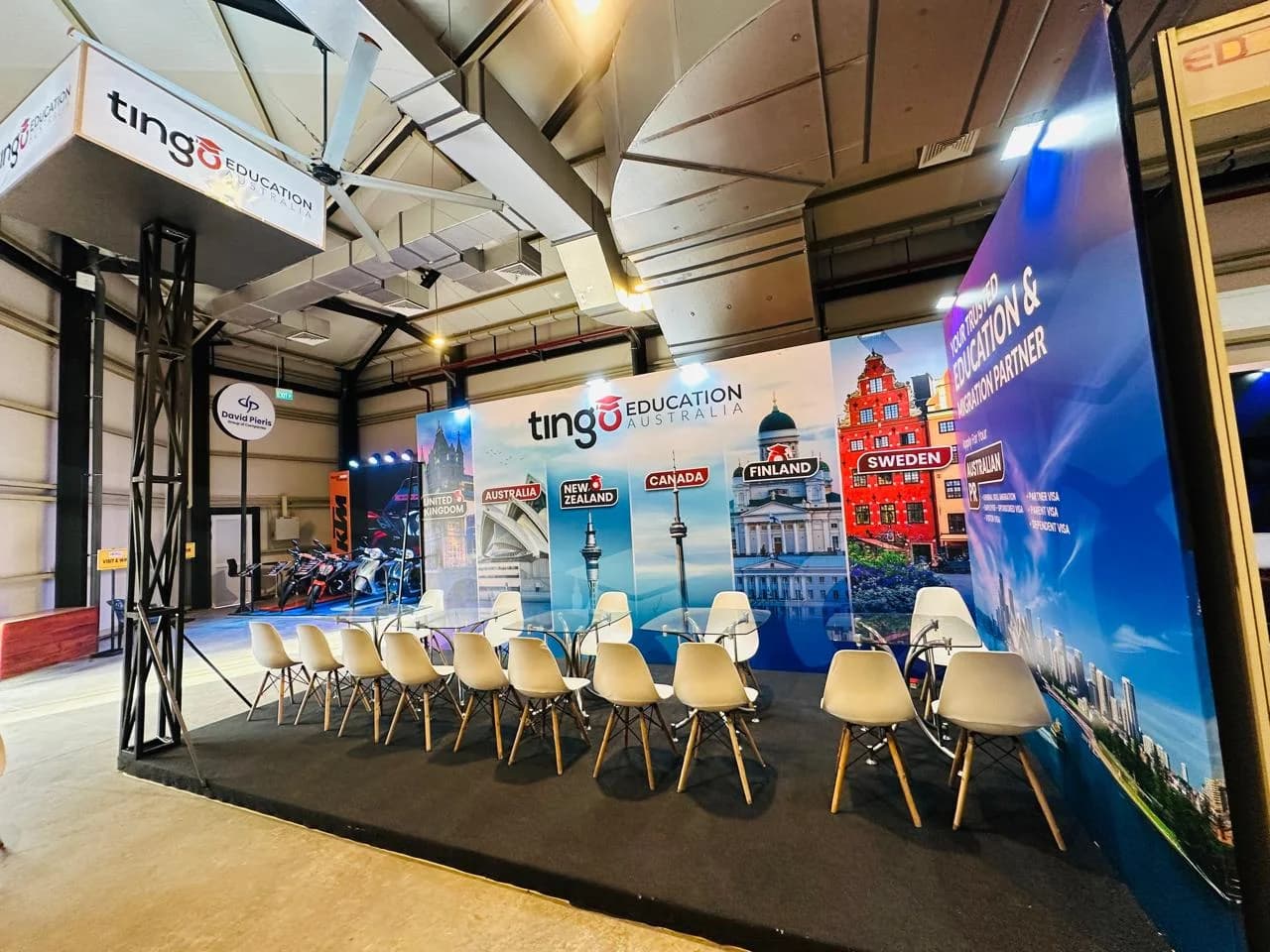 Tingo education study abroad booth