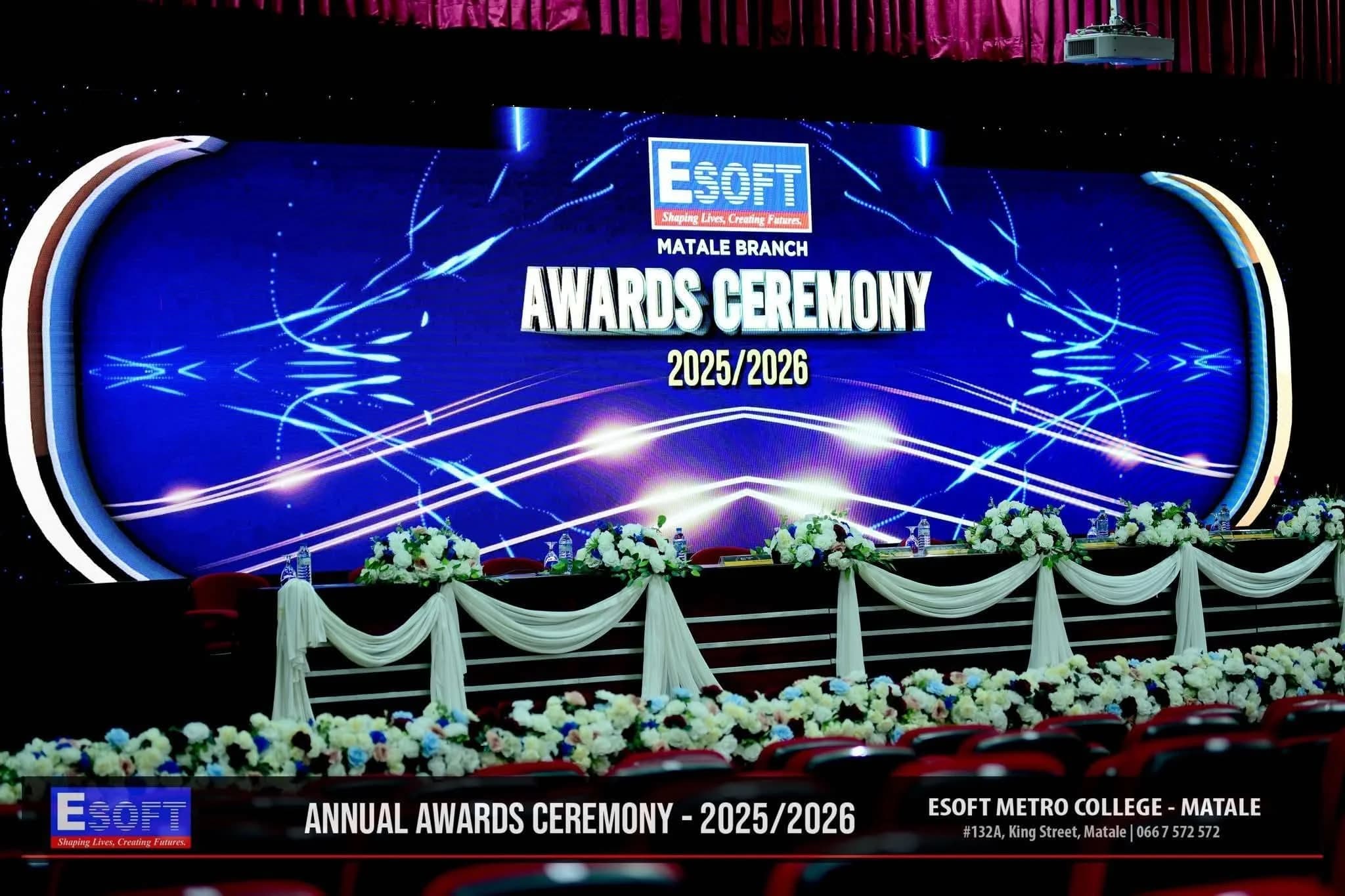 ESOFT Matale Awards Ceremony, YC Events Sri Lanka