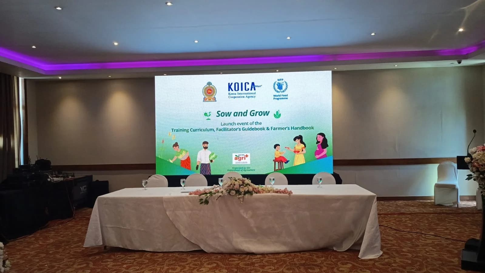 KOICA WFP Corporate Launch, YC Events Sri Lanka