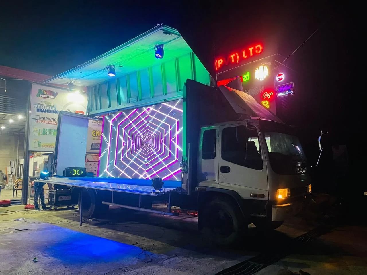 Mobile LED Wall Truck, YC Events Sri Lanka