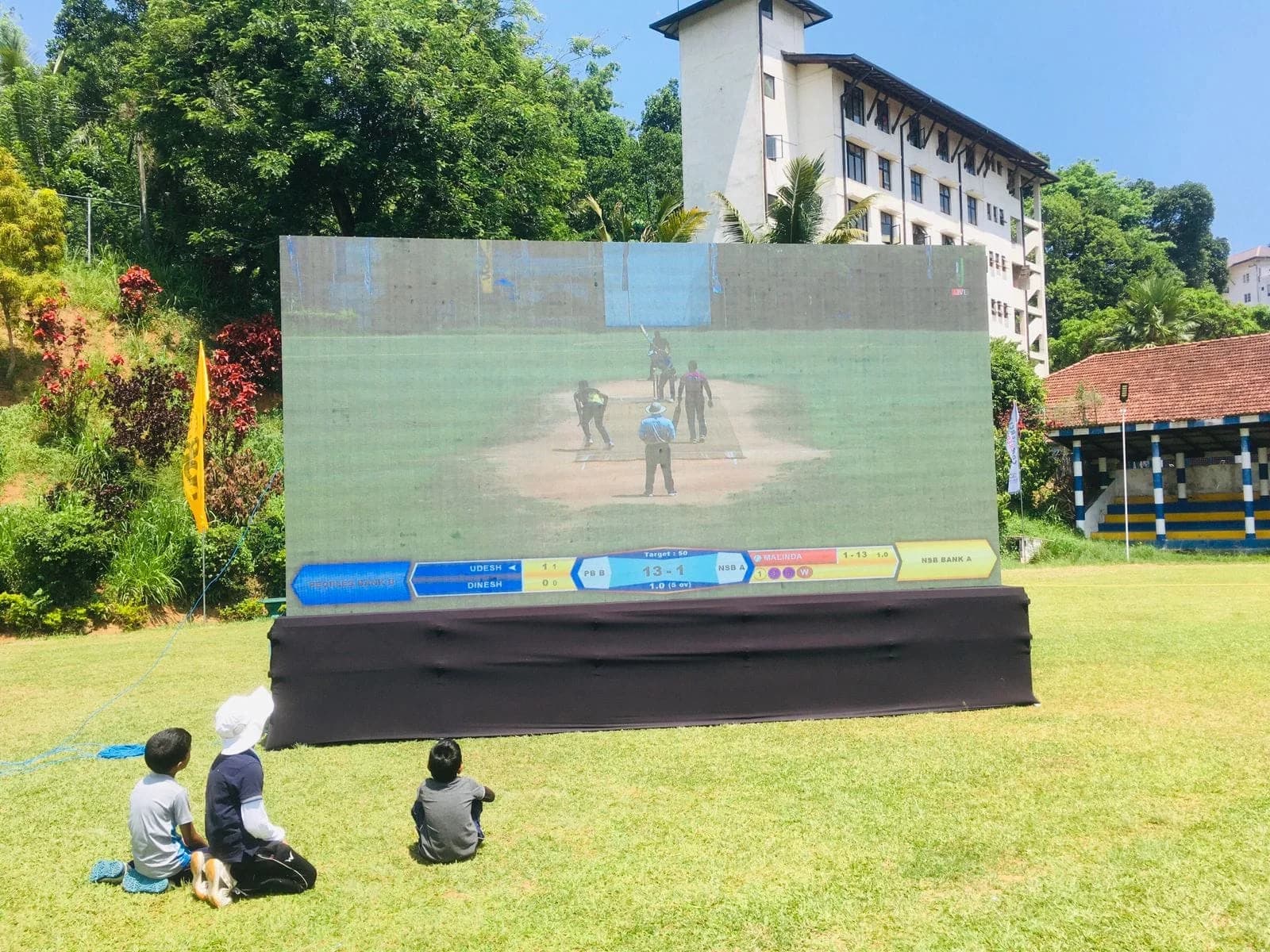 Outdoor Cricket Screening, YC Events Sri Lanka