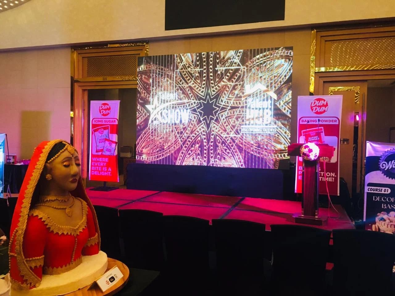 Talent Show Indoor Stage, YC Events Sri Lanka